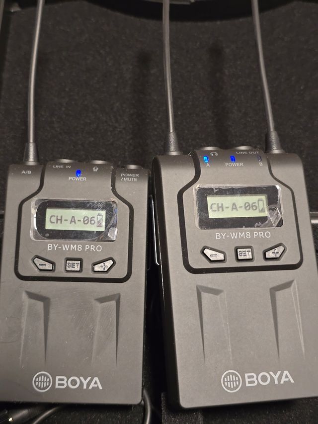 Boya BY-WM8 PRO K1-DE UHF Micrófono Inalámbrico