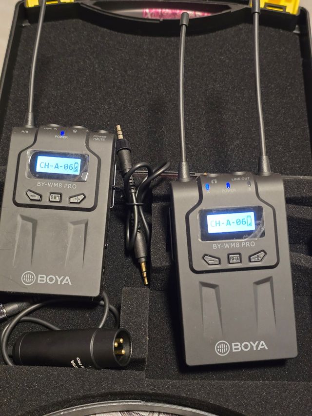 Boya BY-WM8 PRO K1-DE UHF Micrófono Inalámbrico
