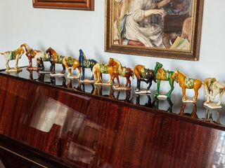 Caballos de porcelana chinos