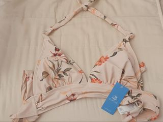 Bikini Cupshe floral rosa