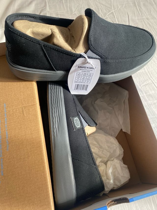 Zapatos Hey Dude Sunapee Negro Talla 43