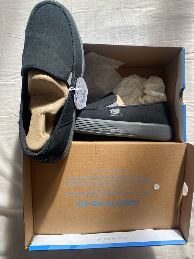 Zapatos Hey Dude Sunapee Negro Talla 43