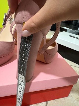 Tacchi rosa cipria tacco 12