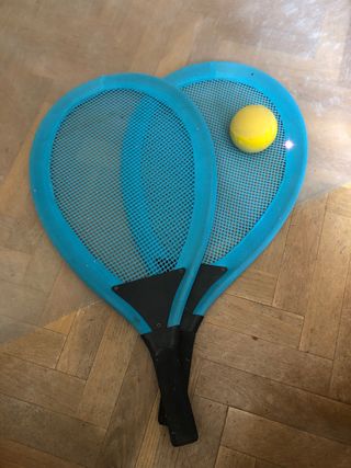 Raquetas de jardin y playa con pelota