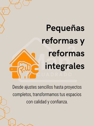 Pequeñas reformas y reformas integrales
