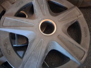 Discos Olímpicos caucho 10 kg