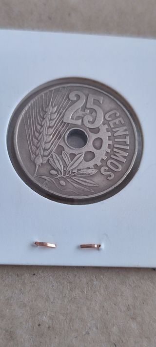 25 céntimos 1934