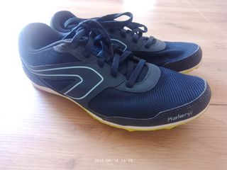 Zapatillas Atletismo Kalenji Clavos Azul