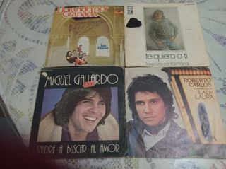 Lotto di 4 dischi in vinile di musica antica in spagnolo. 