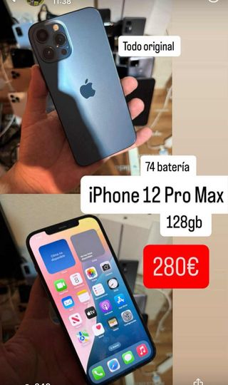 iPhone 12 Pro Max 128 GB blu