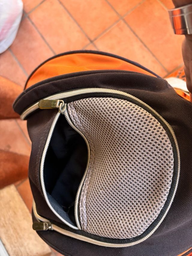 Borsa da tennis Head arancione e nera
