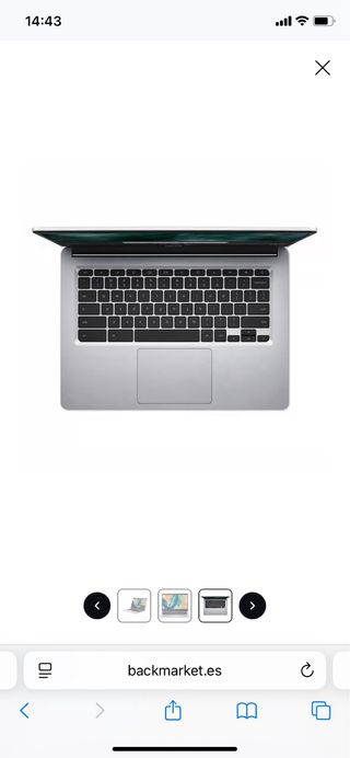 Acer Chromebook 314 Plateado, muy buenas condicion