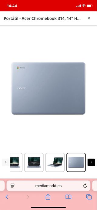 Acer Chromebook 314 Plateado, muy buenas condicion