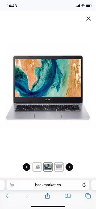 Acer Chromebook 314 Plateado, muy buenas condicion