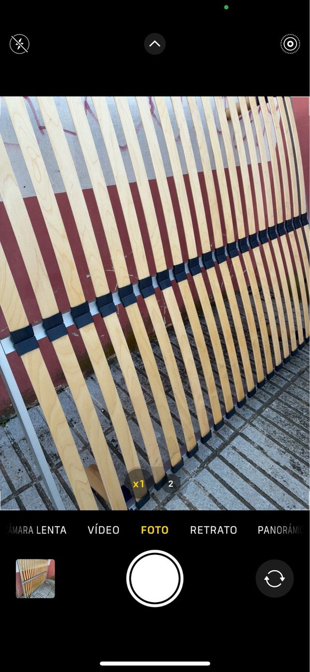 Somier de madera y metal