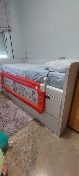 Cama juvenil con cajones