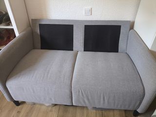 Sofá de 2 plazas gris