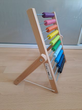 Ábaco de madera Ikea
