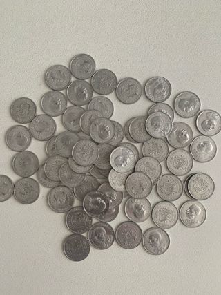62 Monedas Metálicas Coleccionables no curso legal