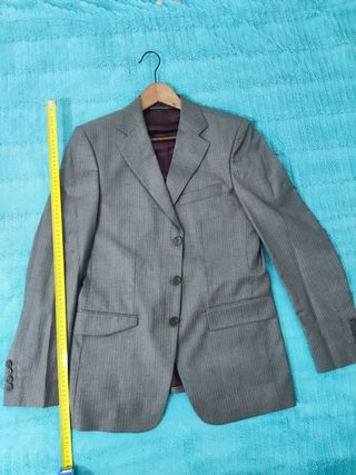 Blazer Gris Rayas