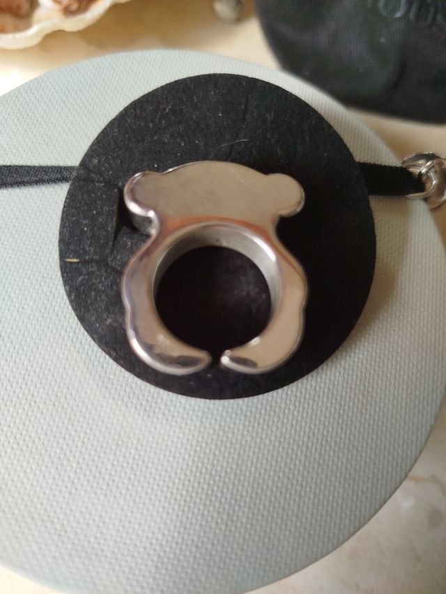 Sortija Tous Oso Plata de Ley Ajustable