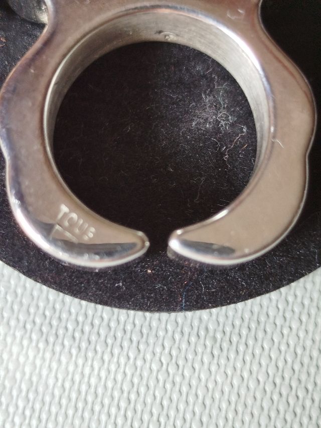 Sortija Tous Oso Plata de Ley Ajustable