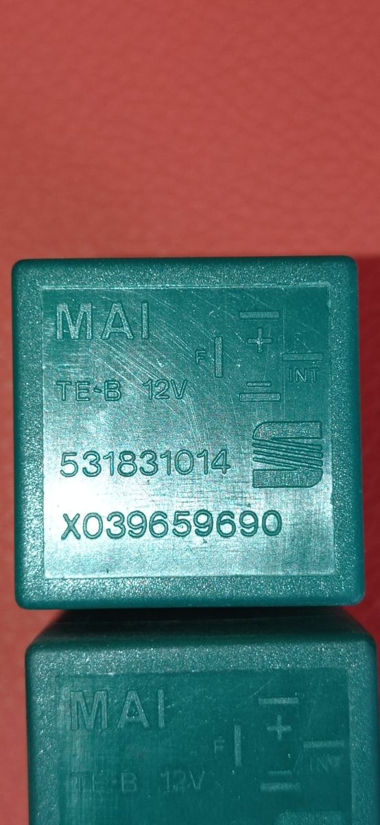 Relés Limpiaparabrisas SEAT Originales. 