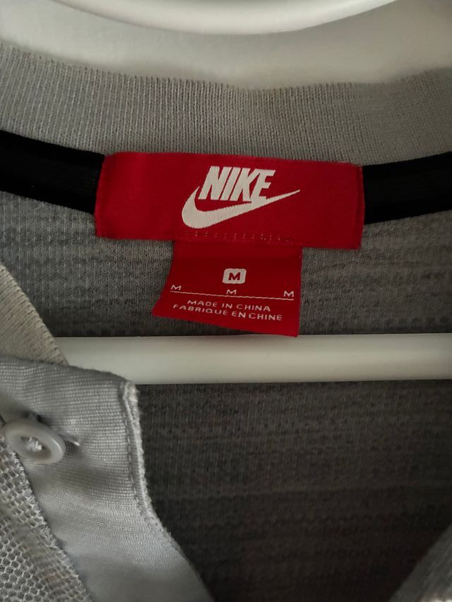 Polo FCB Nike Gris