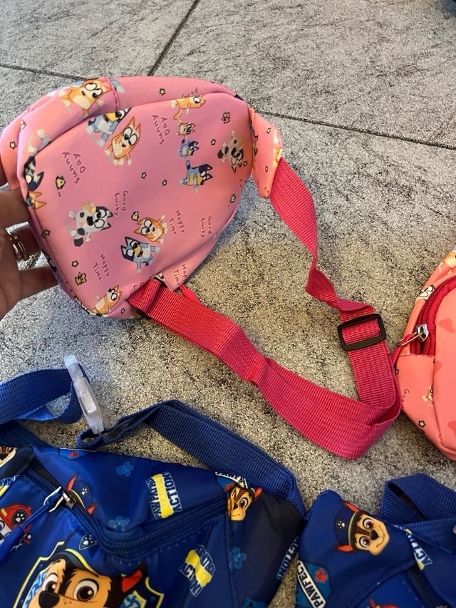 Bolsos infantiles Bluey y Paw Patrol