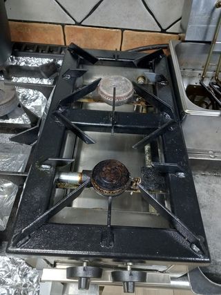 Cocina de gas 2 fuegos