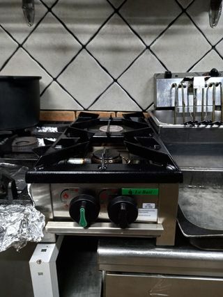 Cocina de gas 2 fuegos