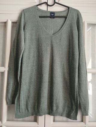 Jersey GAP verde fino T.XS