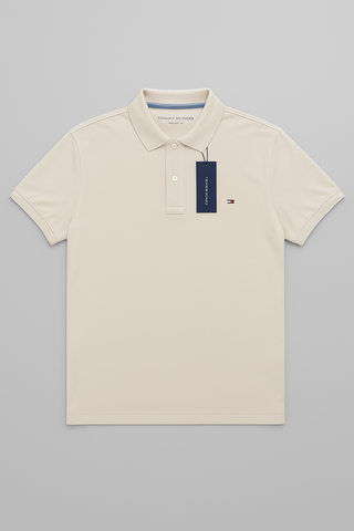Camiseta Polo Tommy Hilfiger Beige Hombre