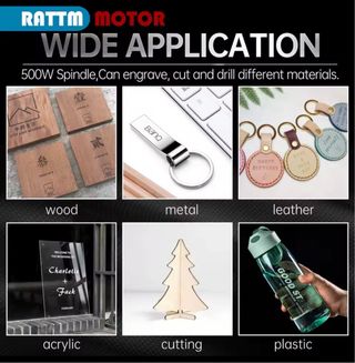 CNC 3020 plus 500W todo metal con controladora