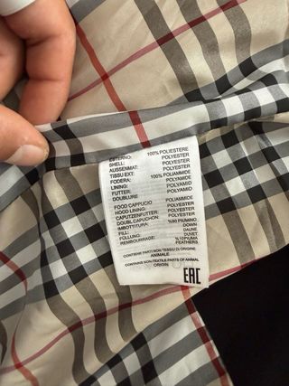 Chaleco Burberry original XXL — impecable estado