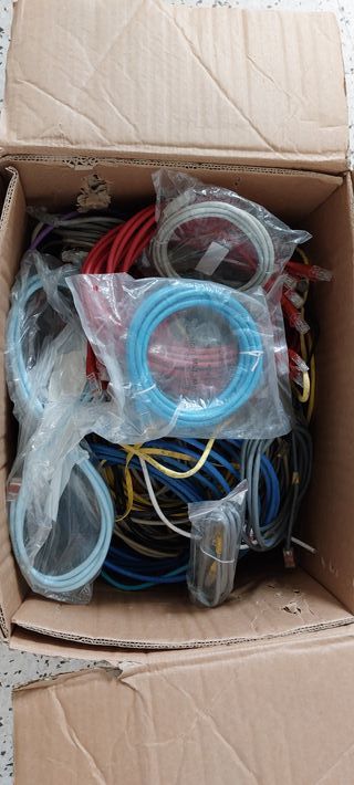 Lote 9kg Cables de Red y Más