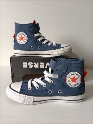Converse All Star Youth Navy/Pale Magma/Whit