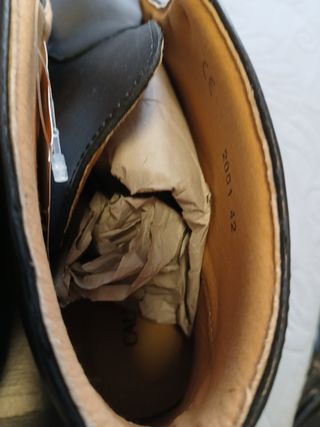 Botas de piel. Son de ortopédia nuevos. N42 