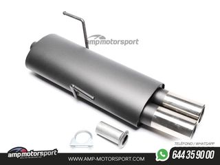 SILENCIOSO TRASERO DEPORTIVO PEUGEOT 206