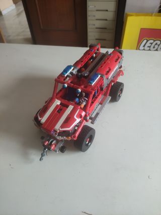 Lego Technic Coches de Carreras Rojos