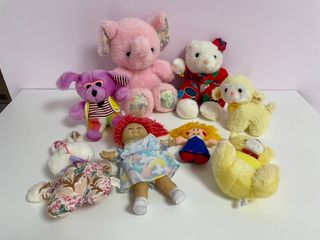 Lote Peluches y Muñecos Vintage