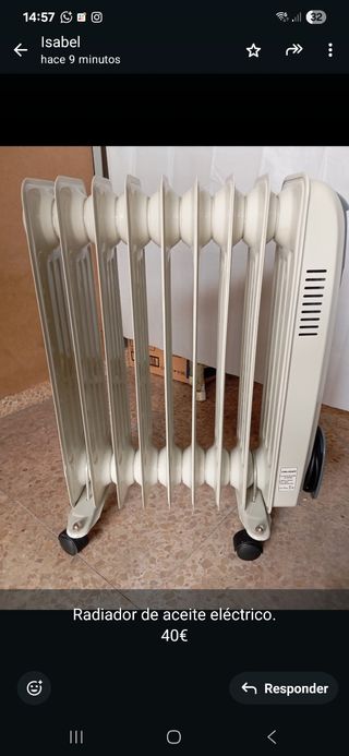 Radiador de aceite eléctrico