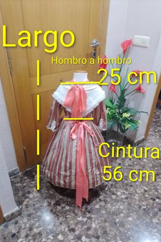 Vestido Fallera Huertana niña 