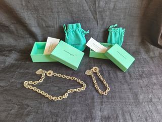Conjunto Tiffany & Co. Collar y Pulsera Plata