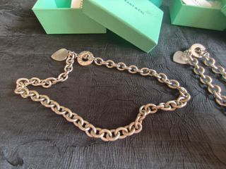 Conjunto Tiffany & Co. Collar y Pulsera Plata