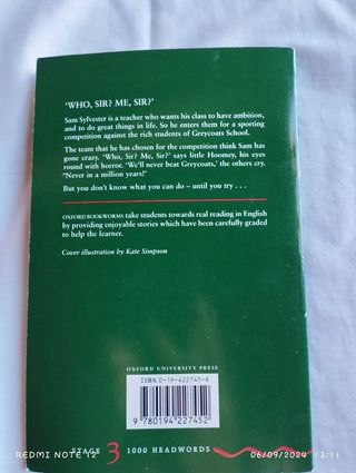 Libro Who, sir? Me sir?