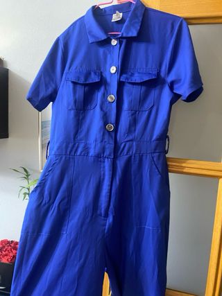 Mono elegante azul