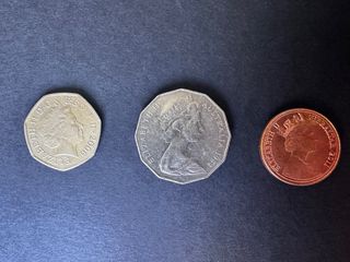 Monedas Isabel II: Australia, Gibraltar, UK