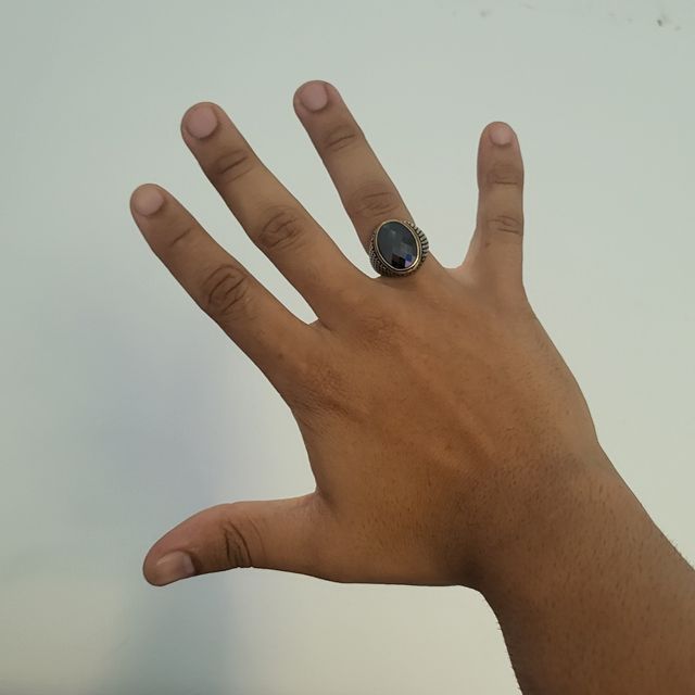 Anillo Plata 925 con Onix Negro