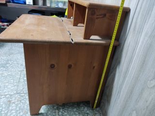Escritorio pupitre madera con arcón